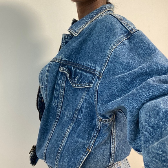 Oversized Denim Jacket Vintage - Picture 6 of 10
